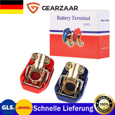 2X Batterieklemmen Polklemmen Batterie Klemmen KFZ Schnellverbinder Autobatterie