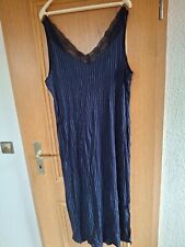 Calida Damen Nachthemd, Ärmellos, Gr. L, schwarz mit Streifen,