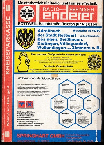 Adressbuch stadt rottweil - adressbuch,