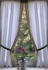 Landhaus Gardine Set 2 St