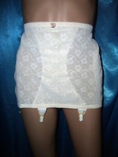 Strammer edler Vintage Formex Strapsmieder Hüfthalter Gr. 50 weiß Girdle neu (g2