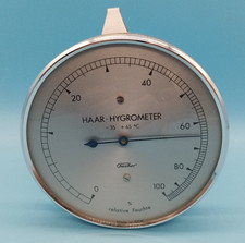 TOPP DDR Haar-Hygrometer von Fischer "Made in GDR" -35 +65°C modern Design