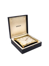 Jaeger Partner Tischuhr Duo Zifferblatt 8 Tage mit BPX 60er Jahre