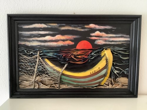 Wandbild maritim öl - d,