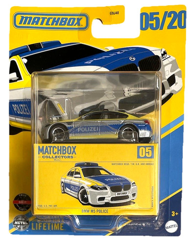 Matchbox bmw f10 police - matchbox,
