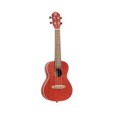 ORTEGA RUFIRE ❘ Konzert-Ukulele ❘ Earth Serie ❘ Okoume-Korpus ❘ See Thru Red