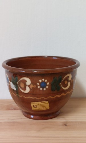 Vintage übertopf handarbeit - vintage,