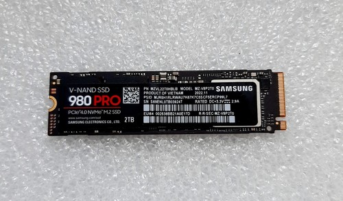2tb samsung 980 pro - pcie, 4