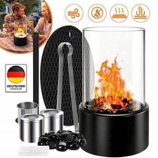 Tischkamin Tischfeuer Tragbare Tisch Kamine Rund Mini Kamin Balkon Garten Deko