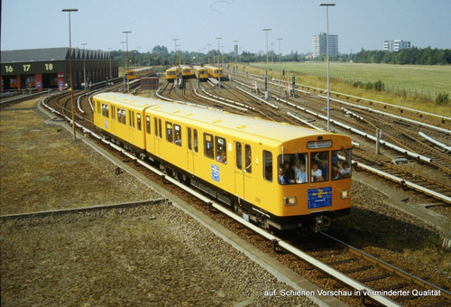 Dia bahn britz bvg - u-bahn, berlin