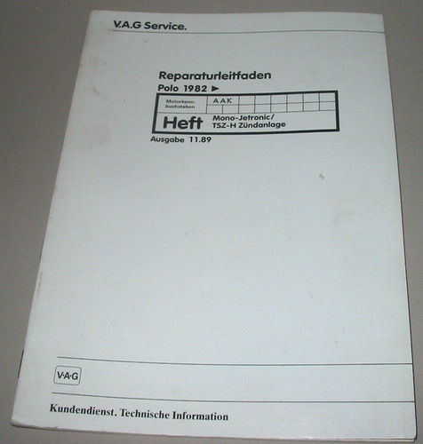 Werkstatthandbuch polo ii - vw,