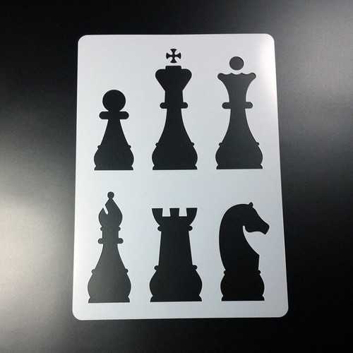 Schablone schach figuren - schablone,