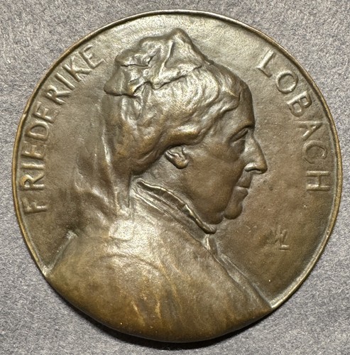 Medaille friederike lobach von - lobach,