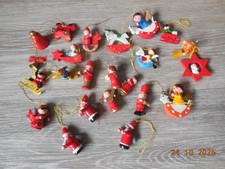 24 Weihnachts Holzanhänger  für den Tannenbaum