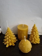 Weihnachtskerzen-Set: 2