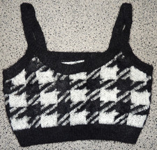 Damen Crop-Stricktop