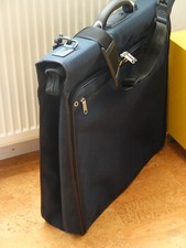 Kleidersack von STRATIC - blau/schwarz meliert mit (Pack)-Fächern