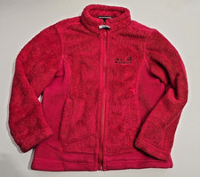 Jack Wolfskin Jacke 128 Fleecejacke Kuschelfleece PINK KINDER 