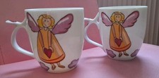 2 Tassen Mit Engelsmotiv