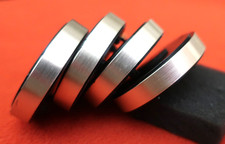 HiFi-Geräte-Füße, silberfarben, 4Stück, 50mm Durchmesser, 12mm hoch, top