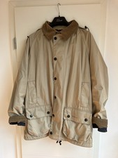 Barbour Beaufort Beige Jacke Herren M Reißverschluss