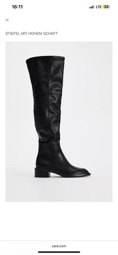 Zara stiefel mit hohem schaft - zara,