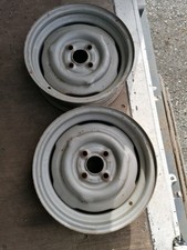 2x STAHLFELGEN Opel Commodore 