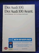 AUDI 100 und 100 Avant, Typ 44 Prospekt, 7.1985   mit Farben und Polstern