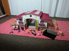 Schleich 72110 Reiterhof mit Waschplatz Pferd Zubehör Schleich