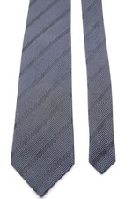 PIATTELLI ROMA silk tie Stripes Silk grey shades 4x9x148