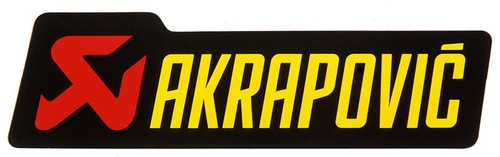 Akrapovic auspuff aufkleber - auspuff,