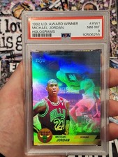 1992 Upper Deck Michael Jordan U.D. Award Winner PSA 8 Chicago Bulls