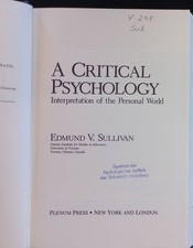 A Critical Psychology