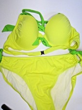 Heine Bikini gelb kiwi neu Gr. 44 A Neckholder Stil