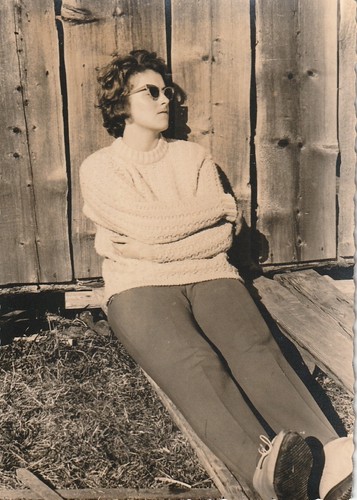 Vintage foto junge - vintage, frau