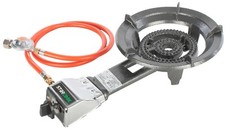 Hockerkocher Gaskocher Gasbrenner Campingkocher Wok 9kW Schlauch Druckminderer