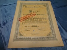Historisches dokument 1922 - historisches,