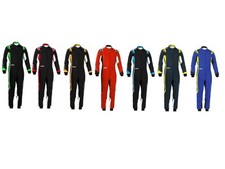 SPARCO THUNDER GO-KART ANZUG ERWACHSENE RACING SUIT SCHWARZ\NEONORANGE XL