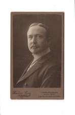 CDV Foto Herrenportrait -