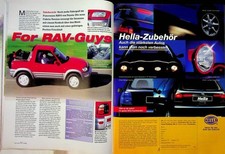 Sport Auto 04/1998 Toyota RAV4 Cabrio mit 128PS im Fahrbericht auf einer Seite
