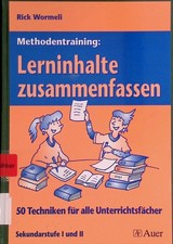 Methodentraining: Lerninhalte