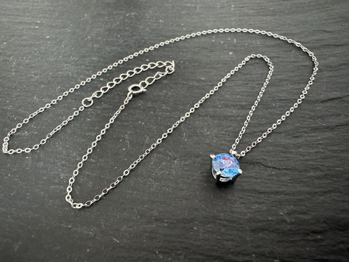 Zirkonia blau 925 silber - zirkonia,