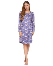 Damen Langarm Nachthemd 'Cosy