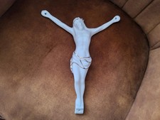 Jesus Porzellan  Figur Ohne Kruzifix weiß mit gold