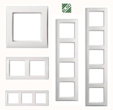 Elso Rahmen Abdeckrahmen Joy reinweiß Blende Abdeckblende 1-fach bis 5-fach