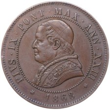 4 Soldi 1868 Pius IX, Vatikan