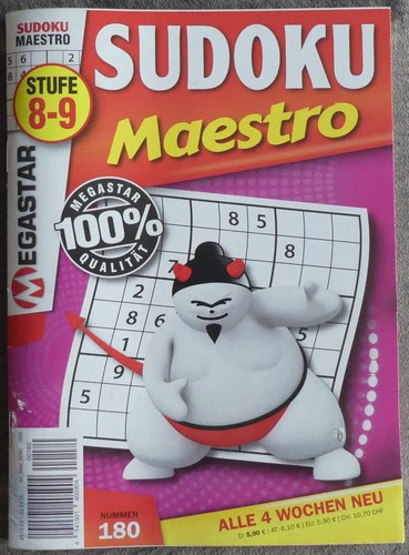 Rätselheft sudoku maestro - sudoku,