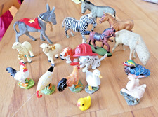 17 versch, Tiere Massetiere für Krippe Erzgebirge SEHR ALT Konvolut Samml.Aufl.