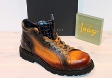 LORENZI Leder-Boots Schnürer