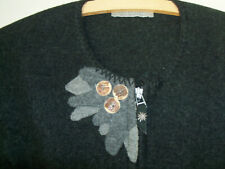 Scheiber Austria Walk-Janker anthrazit sehr schöne Walk-Applikationen 38 